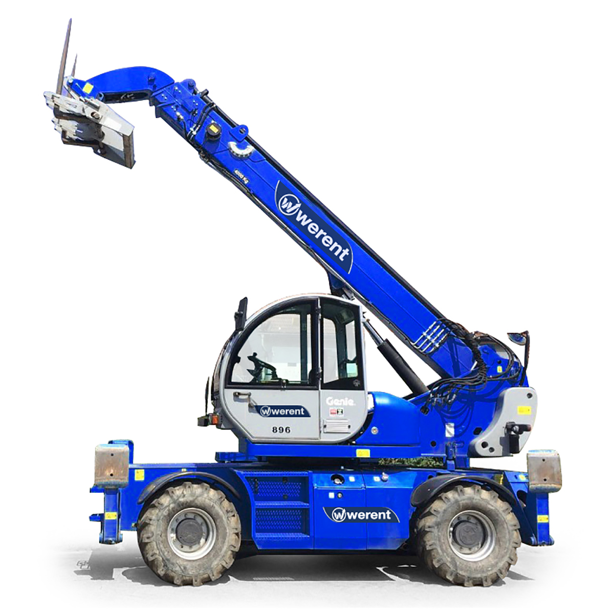 Rotating telehandlers